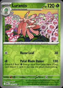 Lurantis 014/182 Uncommon Destined Rivals Pokemon Reverse Holo Near Mint - Image 1