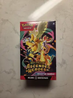 New 2026 POKEMON Mega Evolution "Ascended Heroes" Factory Sealed 6pk Booster Box - Image 4