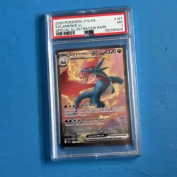 2025 Pokemon Journey Together Salamence ex SIR 187/159 PSA 7 🔥🔥🔥 - Image 2