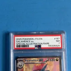 2025 Pokemon Journey Together Salamence ex SIR 187/159 PSA 7 🔥🔥🔥 - Image 4