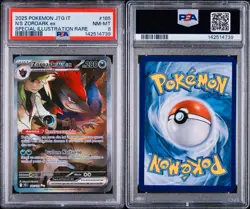 POKEMON PSA 8 N’S ZOROARK EX SPECIAL ILLUSTRATION RARE 185/159 JOURNEY TOGETHER - Image 3