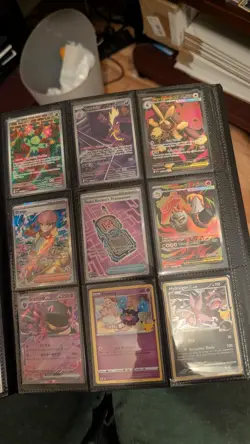 Pokemon Binder Collection Lot Xy Mid Era,Full Art Promo Phantasmal Flames Ect - Image 4