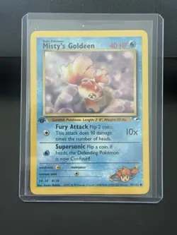 Misty’s Goldeen 1st Edition Gym Heroes 85/132 WOTC Vintage Pokemon - Image 3