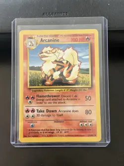 Arcanine 23/102 Base Set Pokemon TCG - Image 3