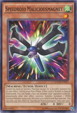 3 x Speedroid Maliciousmagnet - MACR-EN007 - Common - Unlimited Edition Near Min - Image 1