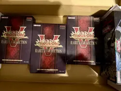 Konami Yu-Gi-Oh! TCG Rarity Collection V 1st Edition 3 Box Lot English, sealed! - Image 1