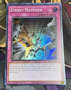 Yu-Gi-Oh! Evenly Matched SDBT-EN038 - Super Rare - 1st Edition - LP - Image 1