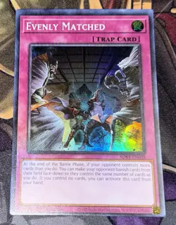 Yu-Gi-Oh! Evenly Matched SDBT-EN038 - Super Rare - 1st Edition - LP - Image 2