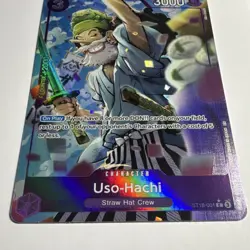 One Piece Uso-Hachi Alternate Art Foil ST18-001 Premium Booster Common English - Image 2