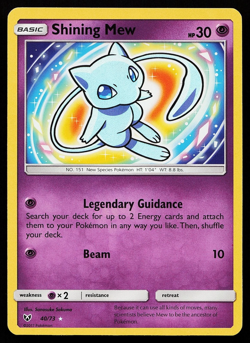 Shining Mew 40/73 Holo Shining Legends Pokemon Card *FREE SHIPPING* - Image 1