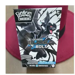 Pokemon TCG Scarlet & Violet—Black Bolt Booster Bundle 6 Packs 60 Cards English - Image 1