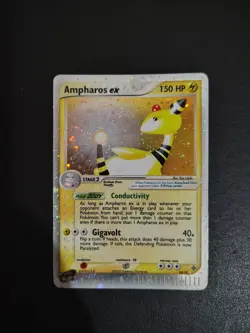 Pokemon TCG Ampharos EX Dragon Ultra Rare Holo Card 89/97 - Image 3