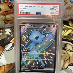 Mew ex Pokemon 2023 sv4a Shiny Treasure ex SSR Japanese 327/190 PSA 10 - Image 5