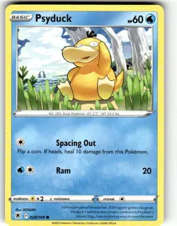 Psyduck 028/189 Common Astral Radiance Pokemon Card - NM - Image 1