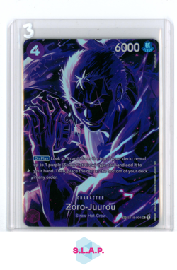 ZORO-JUUROU ONE PIECE LEGACY OF THE MASTER SPECI4L CARD ST18-004 EN 2026 - Image 1