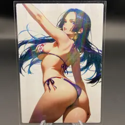Boa Hancock Holographic Anime Collectible Trading Card - Image 3