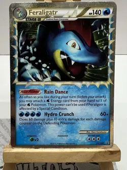 Feraligatr HGSS07 Holo Black Star Promo Pokemon Card 2010 LP LP - Image 1