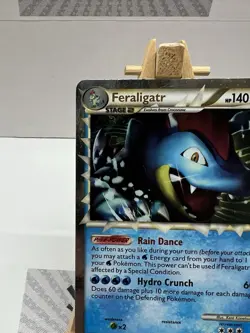 Feraligatr HGSS07 Holo Black Star Promo Pokemon Card 2010 LP LP - Image 5