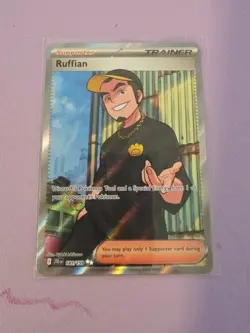 Pokemon Ruffian Full Art Holo Trainer Supporter Rare JTG EN 181/159 English Card - Image 1