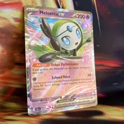 Pokemon TCG Meloetta EX Full Art Black Bolt 159/086 Ultra Rare NM Card - Image 2