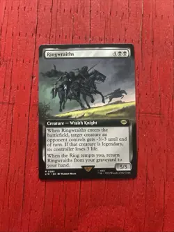 MTG Ringwraiths *EXTENDED ART* The Lord of the Rings 0385 Pack Fresh - Image 1