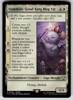 Summon: Good King Mog XII R Commander: FINAL FANTASY 26 NM - Image 1