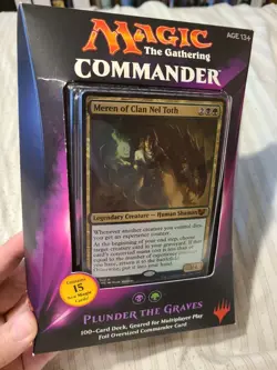 MTG Magic Plunder the Graves Commander 2015 Deck USED LP w/ Box SEE PICTURES - Image 1