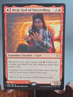 Birgi, God of Storytelling Kaldheim MTG Regular Near Mint - Image 1