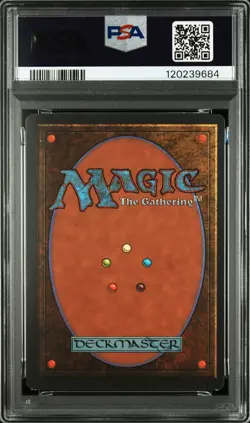 1994 MTG REVISED EDITION DEMONIC TUTOR PSA 5 - Image 2