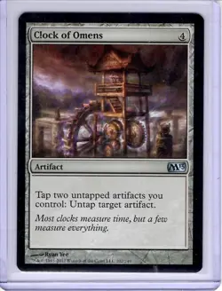 Clock of Omens #202 Uncommon Magic 2013 (M13) MTG LP - Image 1