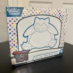 Pokemon Scarlet & Violet 151 Elite Trainer Box ETB Snorlax Artwork 2023 Sealed - Image 1