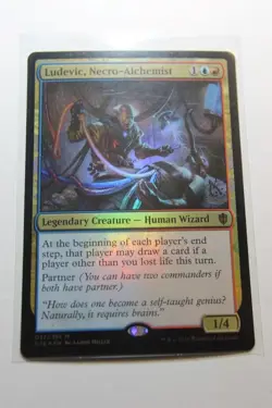MTG Ludevic Necro-Alchemist x1-Foil -Commander 2016-Lightly Played - Image 1