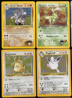 Vintage Pokemon Cards Lot of 16 Holo Rare 1st Edition NH English JPN WOTC HP-DMG - Image 2