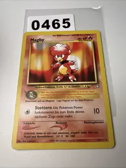 Pokemon Karte Magby 23/111 Neo Genesis Deutsch - Image 1