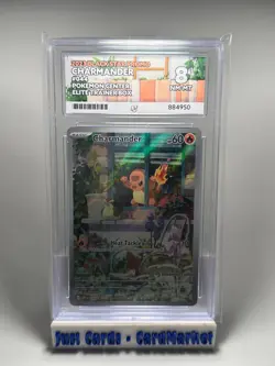 Pokemon TCG Charmander SVP044 Center Stamped ETB ACE Grading 8 Promo Card - Image 1