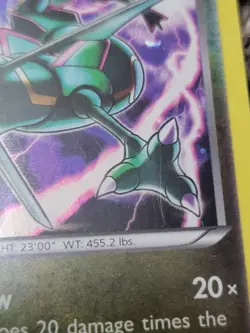 pokemon Rayquaza XY141 Cosmos Holo Black Star Promo LP - Image 3