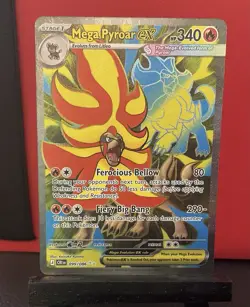 Mega Pyroar ex - Ultra Rare Pokemon Card CRI 099/086 - Image 1