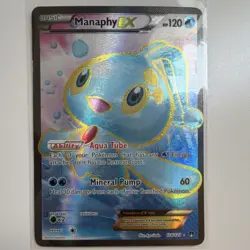 Pokemon Manaphy EX Full Art Ultra Rare Holo 116/122 Breakpoint 120 HP English - Image 1
