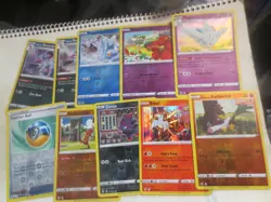 Lot of 300 Pokemon Cards 2020 - 2022 with 35 Foil Holo cards Pikachu - Image 1