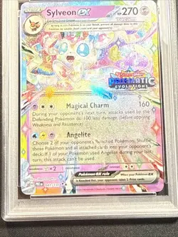 2025 Pokemon Prismatic Evolutions SYLVEON ex #41 Surprise Box PSA Gem Mint 10 - Image 3