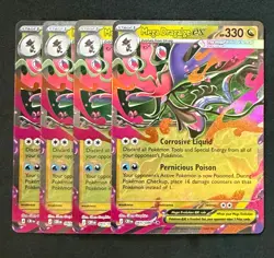 Pokemon TCG - Mega Dragalge ex 065/086 Playset (x4) Chaos Rising - Image 1