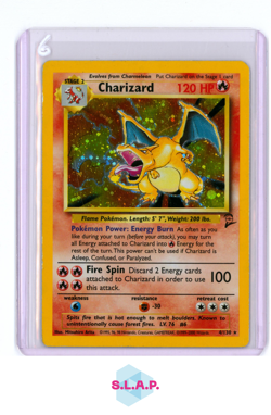 CHARIZARD POKEMON BASE SET 2 HOLO RARE 4/130 EN 2000 - Image 1