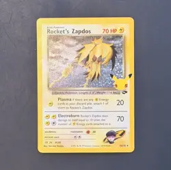 Gym Challenge Holo Rocket's Zapdos - Rare #15/132 1999 Pokemon 25th Celebrations - Image 1