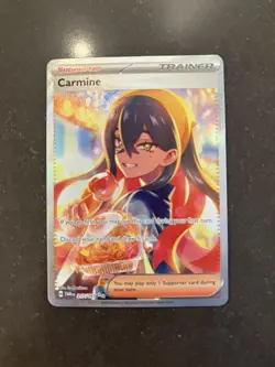 Pokemon TCG Carmine Special Illustration Rare Twilight Masquerade 217/167 - Image 1