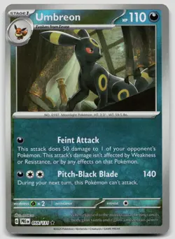 Umbreon 059/131 Prismatic Evolutions Master Ball Pokemon NM - Image 1
