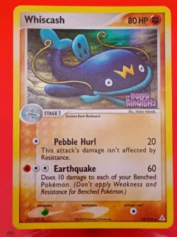 Whiscash Stamped Reverse Holo 55/110 EX Holon Phantoms LP Pokemon TCG - Image 1