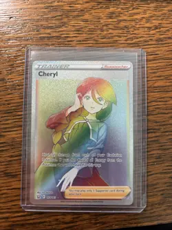Cheryl 173/163 Secret Rainbow Rare Full Art Trainer Pokemon Battle Styles - NM/M - Image 1