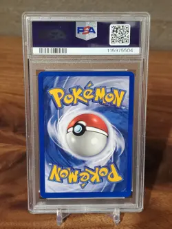 1999 POKEMON GAME BASE SET 43 ABRA SHADOWLESS PSA 9 MINT - Image 2
