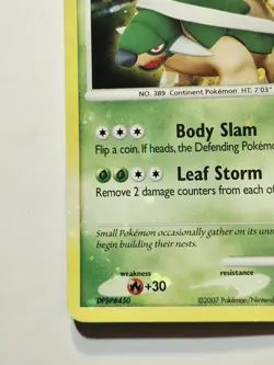 Torterra 17/130 Triple Swirl Holo Bleed Rare - Diamond & Pearl - Pokemon 2007 - Image 5