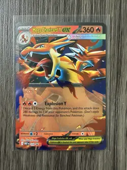 Pokemon TCG: Mega Charizard Y ex #30 ME: Mega Evolution Black Star Promo NM - Image 1